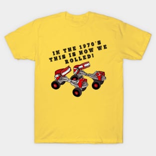 Seventies Rollerskates T-Shirt